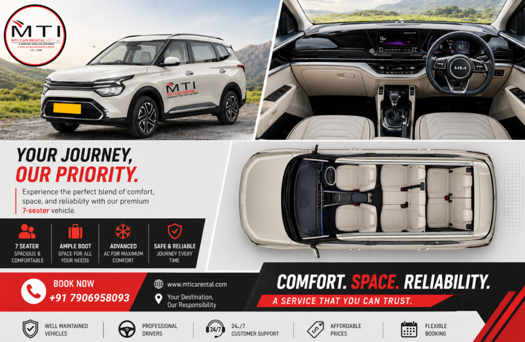 Hire Kia Carens - Book Kia Carens - MTI Car Rental