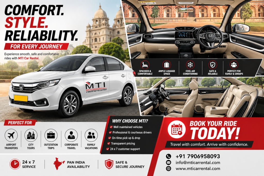Hire Sedan - Book Sedan - MTI Car Rental