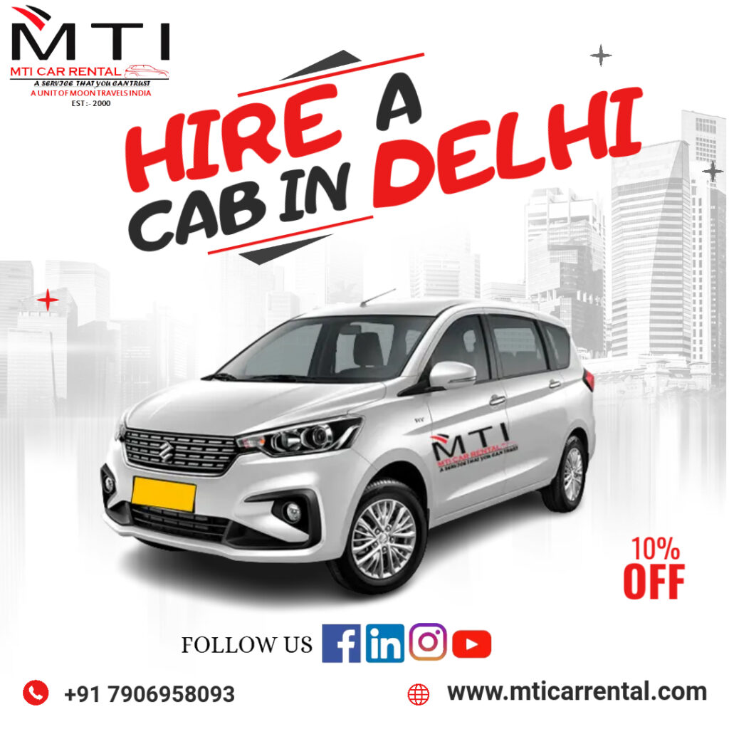 Hire a Cab in Delhi - MTI Car Rental