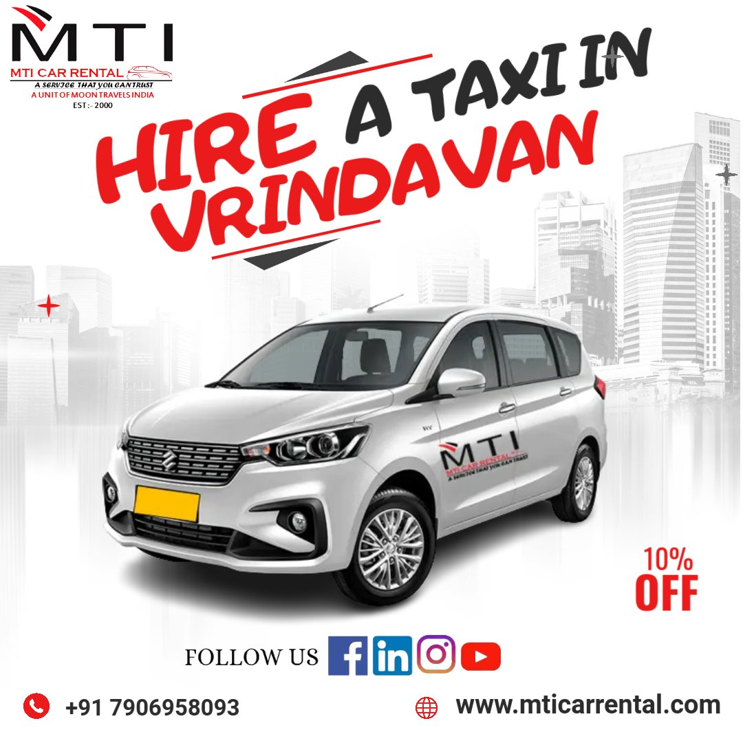 Hire a Taxi in Vrindavan - Your Trusted Travel Partner