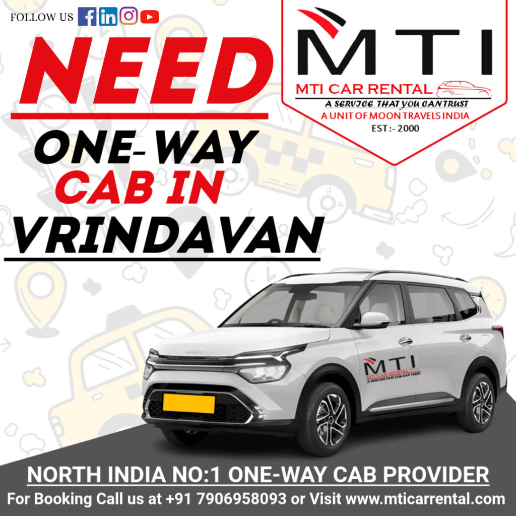 Need One-Way Cab in Vrindavan