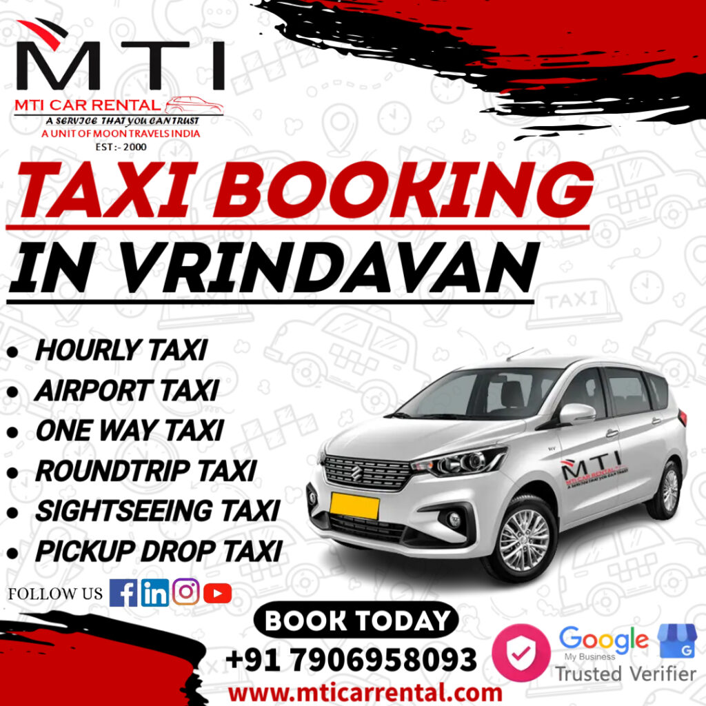 Taxi Booking in Vrindavan - A Convenient Way to Explore