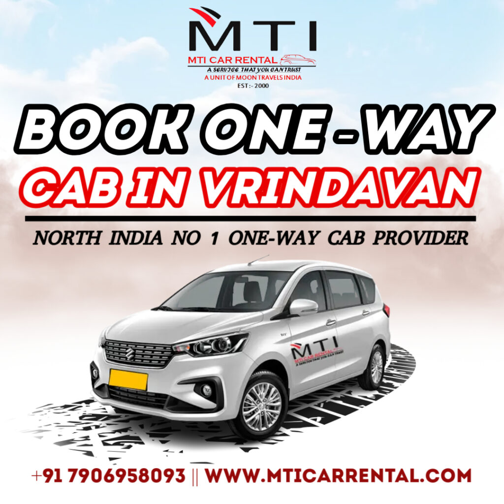 Book One-Way Cab in Vrindavan - MTI Car Rental