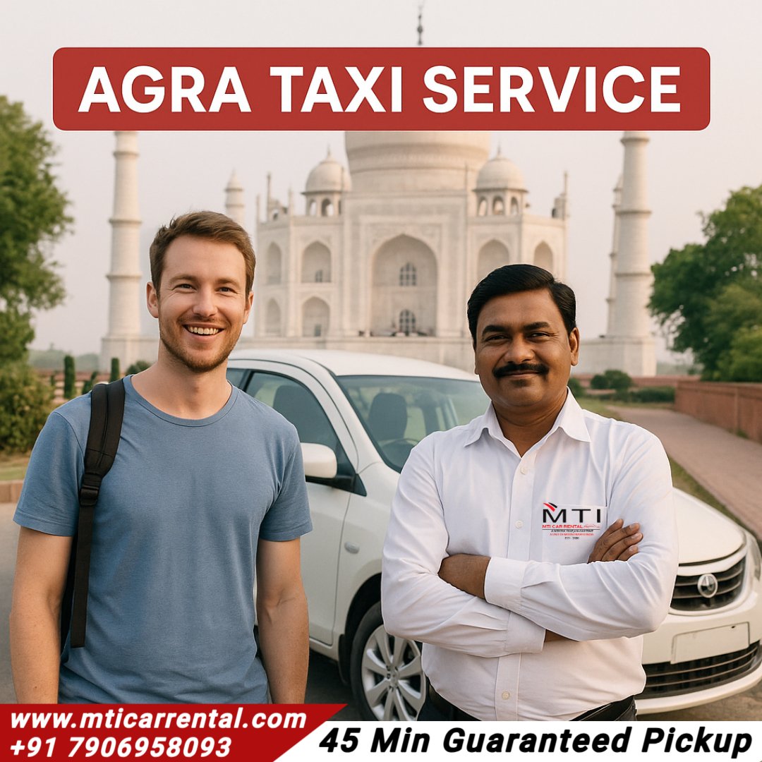 Agra Taxi Service - Book Reliable Cabs - MTI Car Rental