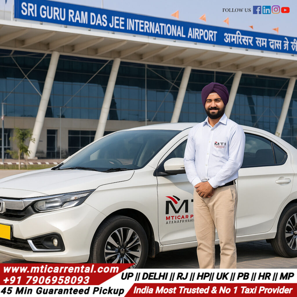 Airport Taxi in Amritsar -MTI Car Rental