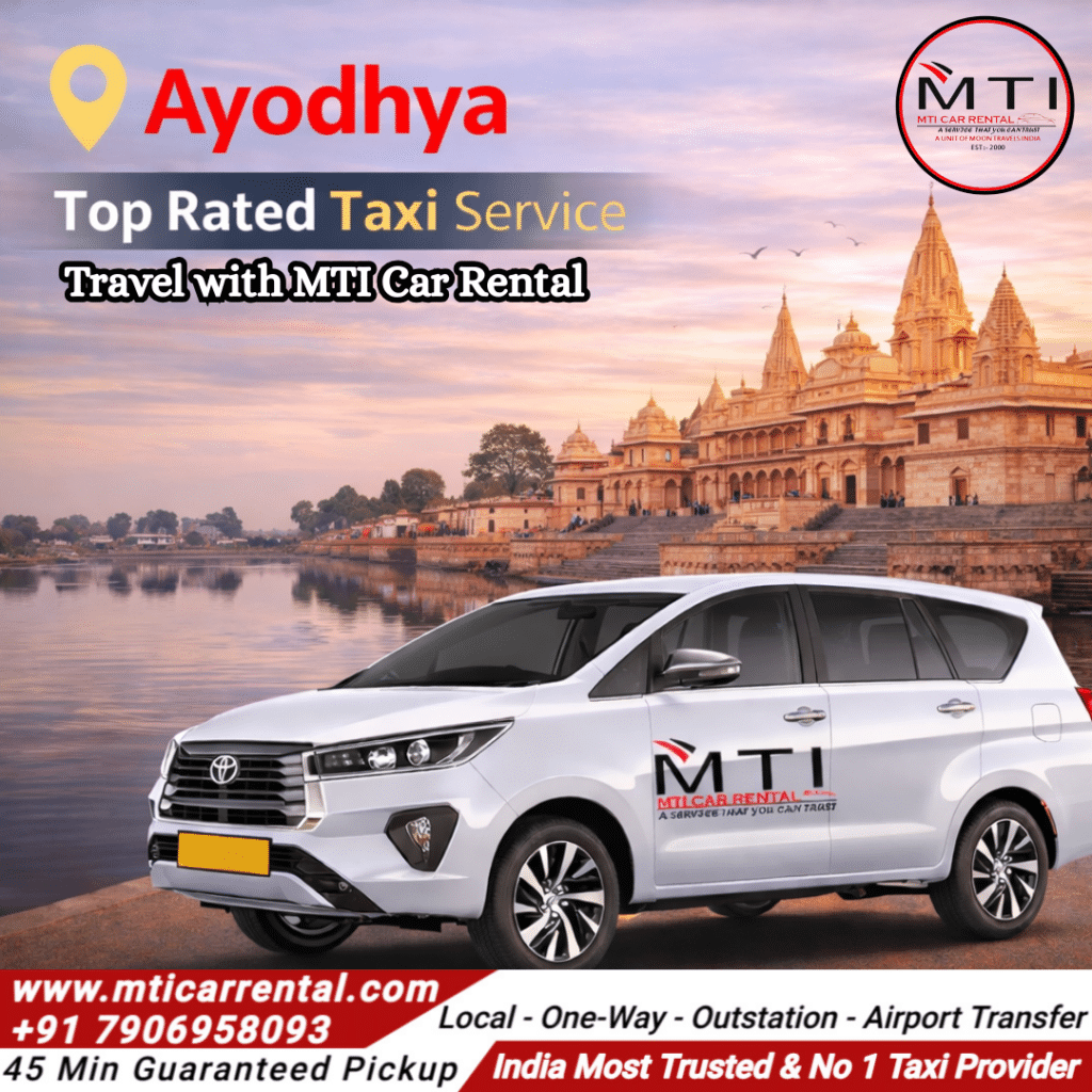 Ayodhya Top Rated Taxi Service - MTI Car Rental