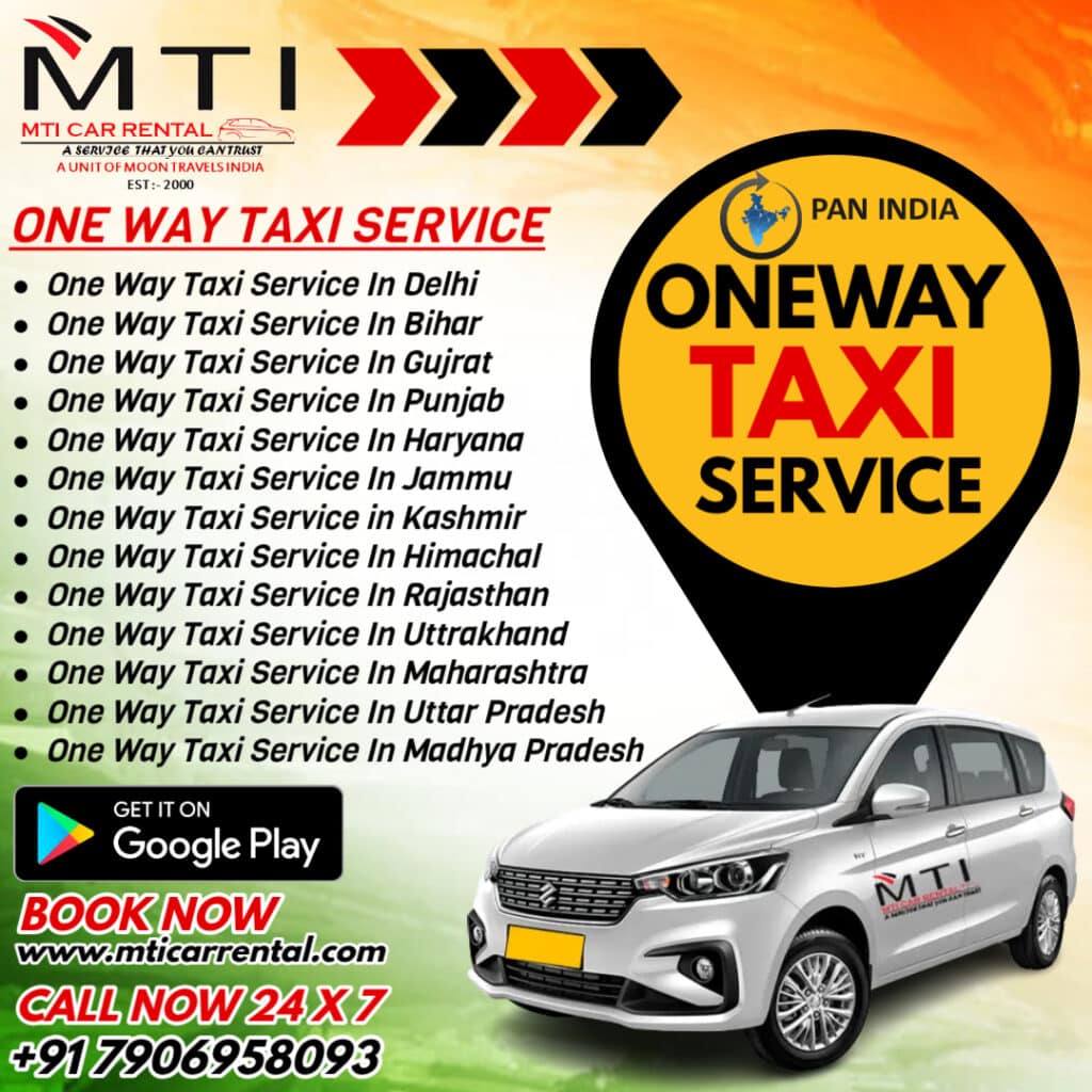 One Way Taxi Service - Pan India - MTI Car Rental