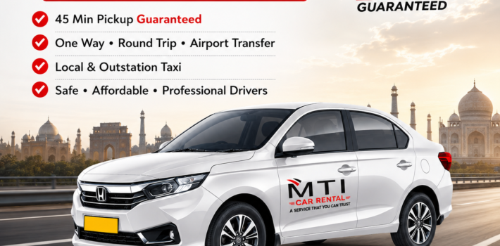 MTI Car Rental | Best Taxi Service in India | 45 Min Pickup