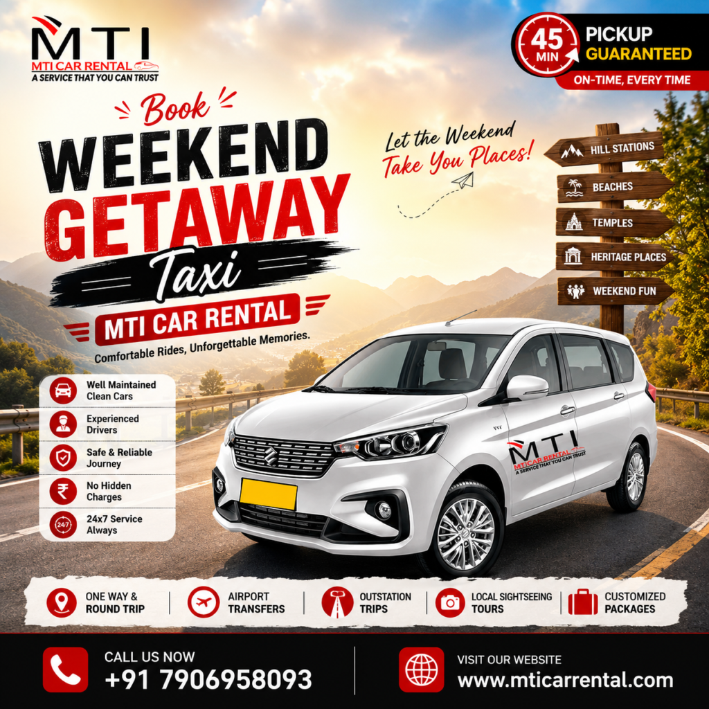 Weekend Getaway Taxi - MTI Car Rental
