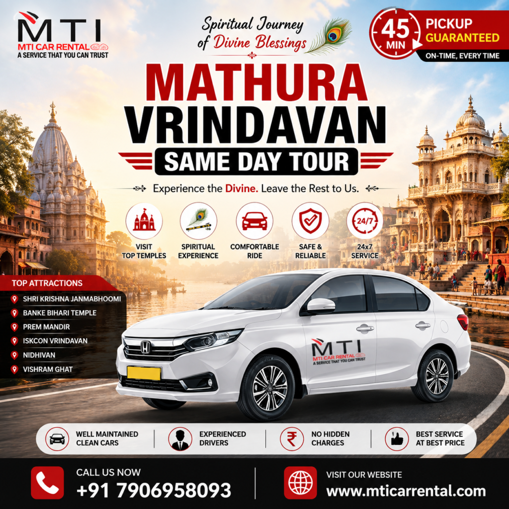 Mathura Vrindavan Same Day Tour
